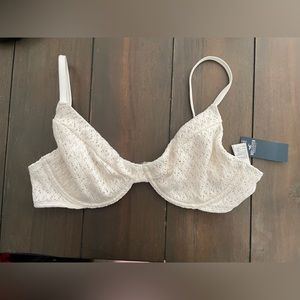 BNWT White knit Hollister bathing suit top